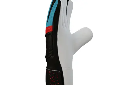 Puma One 4 Glove Blue 3D model