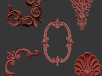 Trim Ornament 74 3D model
