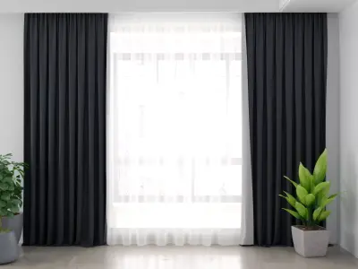 decoration bedroom Modern Home villa 3D model