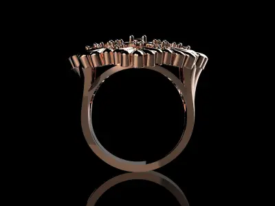 Modern Ring 3D print model order
