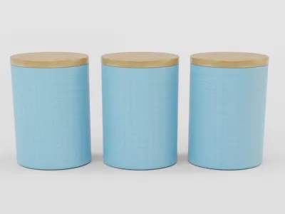 Kitchen Canister Set 11 - Storage 3D model