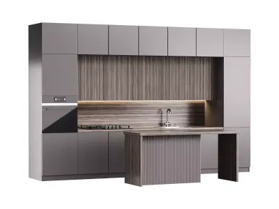 Modern kitchen 11 3D model
