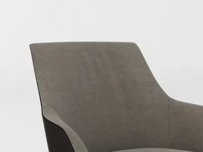 Flexform Guscioalto Soft Chair 3D model