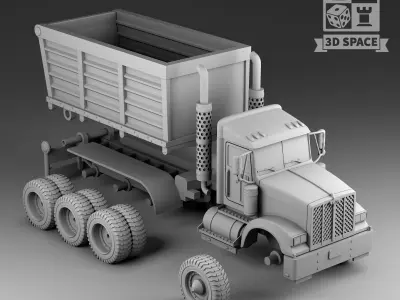 truck 3D print model
