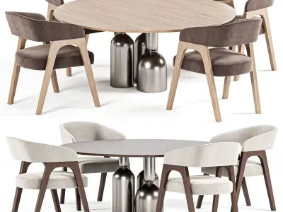 Cop table Chair Bern Deephouse 3D model