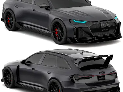 Audi RS6 Starwars Hycade 3D model