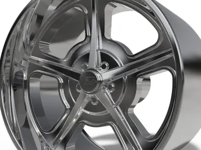 BILLET SPECIALATIES HERITAGE WHEEL  3D print model