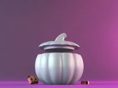 Halloween pumpkin decor 3D print model order