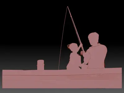 Fishing 3D print model