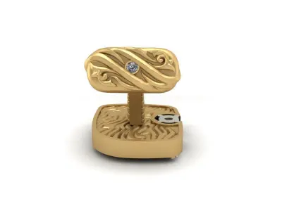Creative Cufflinks Oryxes 3D print model