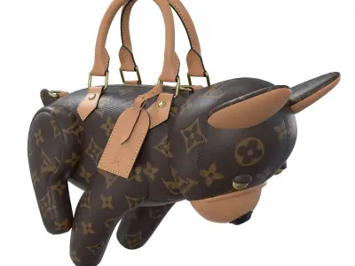 Louis Vuitton Pooch Bag Low-poly 3D model