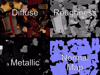 Samurai Armor Heritage model pack Low-poly 3D model