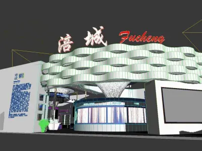 Exhibition - Area - 18X33-3DMAX2012-04 3D model