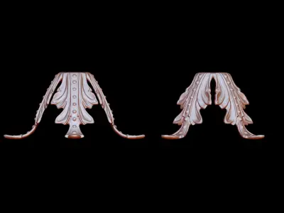 Decoration element 3D print model