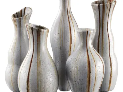 Vase decor Low-poly 3D model