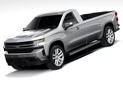 Chevrolet Silverado 1500 LT regular cab 2019 3D model