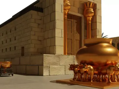 3D model Solomons Temple 3D model