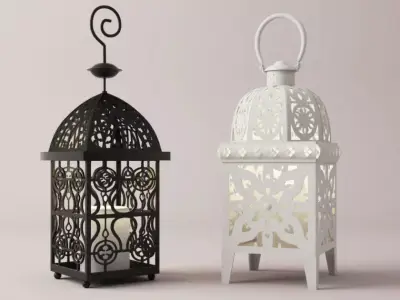 Moroccan Lanterns 3 3D model