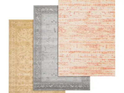 Rug Set 1773 3D model