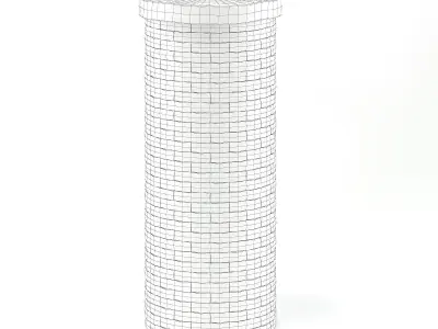 Brick Pillar 3D Model 3D model