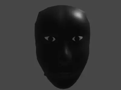 Black Man Low Poly Low-poly 3D model