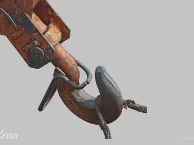 Kran Crane Scan 3D model