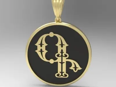 Decorative Letter G 3D print model