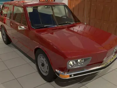 Volkswagen Brasilia 70s Type 321 3D model