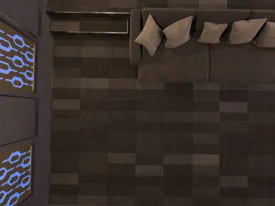 Realistic Home Cinema 3D Model 3D model