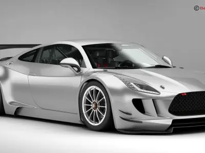 Generic Sports Car GT3 3D model