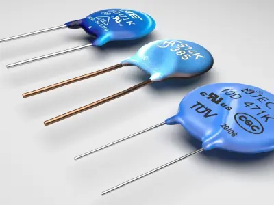 Varistors Set 3D model