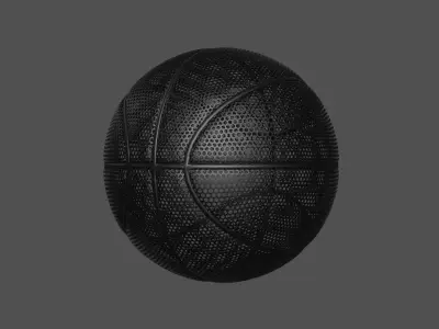 3D Airless Basketball model 3D model