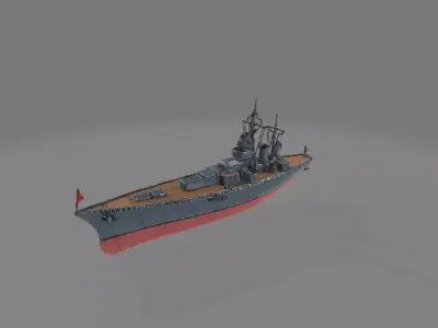 Battleship 3D print model
