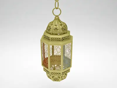 antique Islamic lighting lamp  3D model