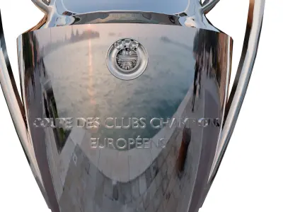 UEFA Champions League trophy 3D model