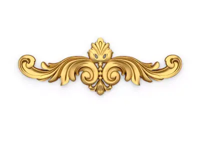 carved classic decorative ornament cnc 3d printing stl 62 3D model