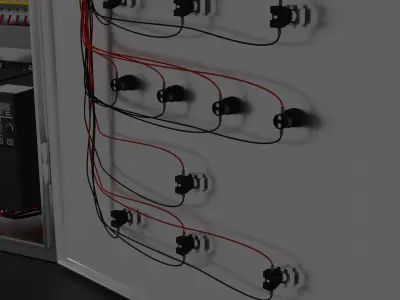 Process Control Cabinet 3D Model Kit   3D model
