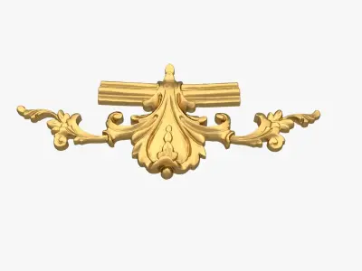 Classic decor ornament 230 3D model