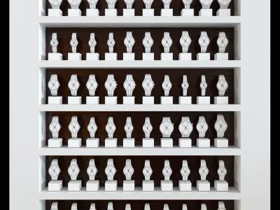 Clock rack 2 3D model