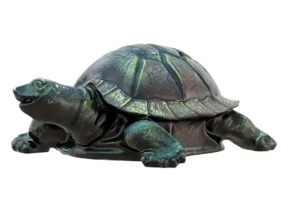 Turtle garden sculpture 3D model