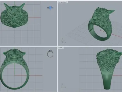 nhan con cuu 3D print model