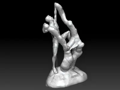  Climber - the conqueror of the fabulous peak 3D print model