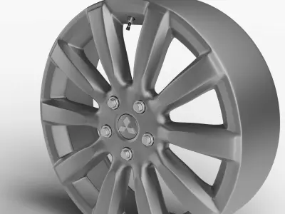 Mitsubishi Outlander 2008 Rim Style 2 3D model