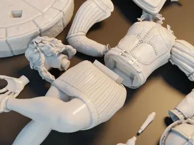 Arcane Emperor  Statue 3D print model