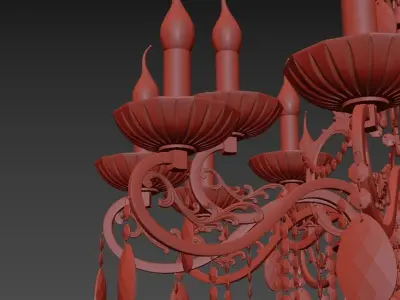 Trento E 1 1 15 G Chandelier 3D model