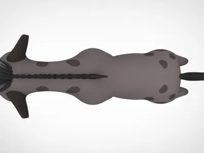 Shenzi cartoon hyena 3D model