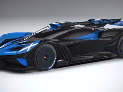 Bugatti Bolide Concept 2020 3D model