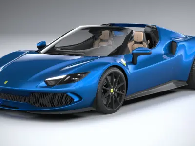 Ferrari 296 GTS 2023 3D model