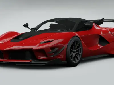 Ferrari FXX K Evo 2018 3D model