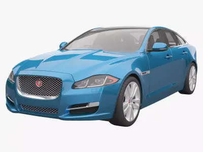 Jaguar XJ 3D model